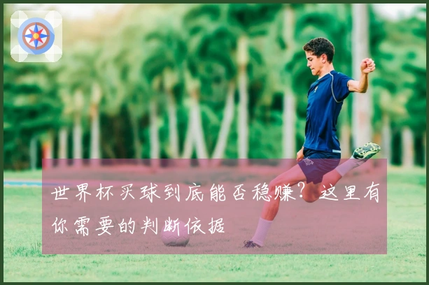 世界杯买球到底能否稳赚？这里有你需要的判断依据